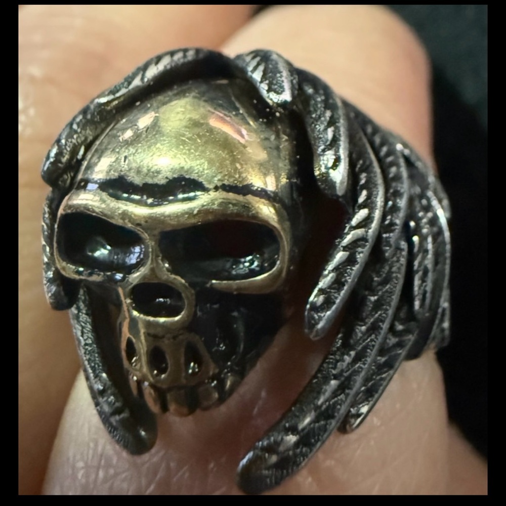 Turkish Handmade 925 Sterling Silver skull Men's Women's Ring